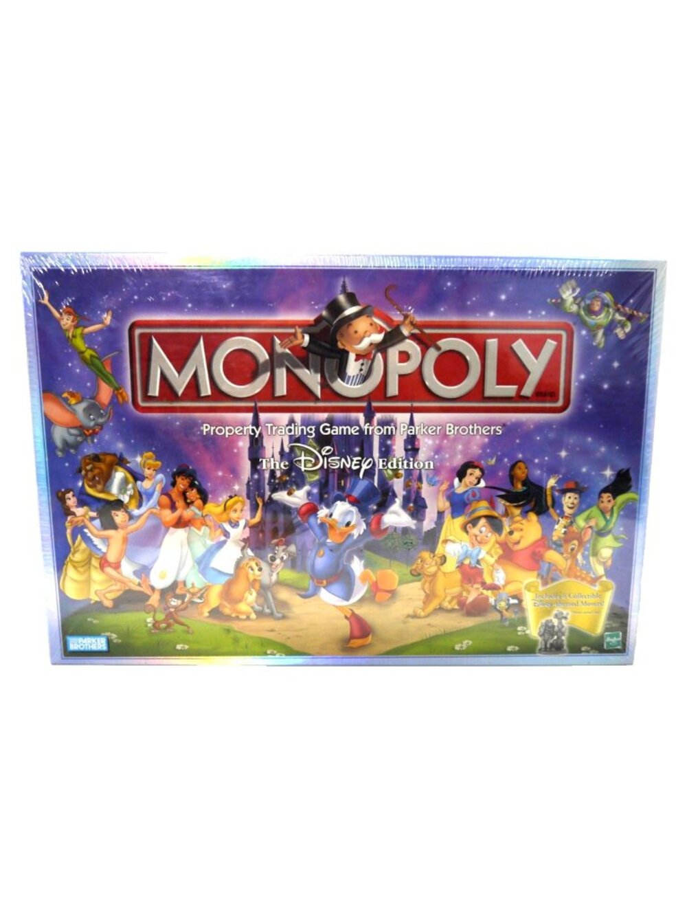 Vintage Monopoly Disney Edition family board game Parker Bros 2001, New